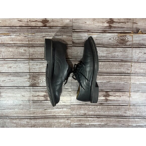 Mephisto Marlon Pebbled Leather Derbys shoes Size 7 color Black made in France - Picture 7 of 11